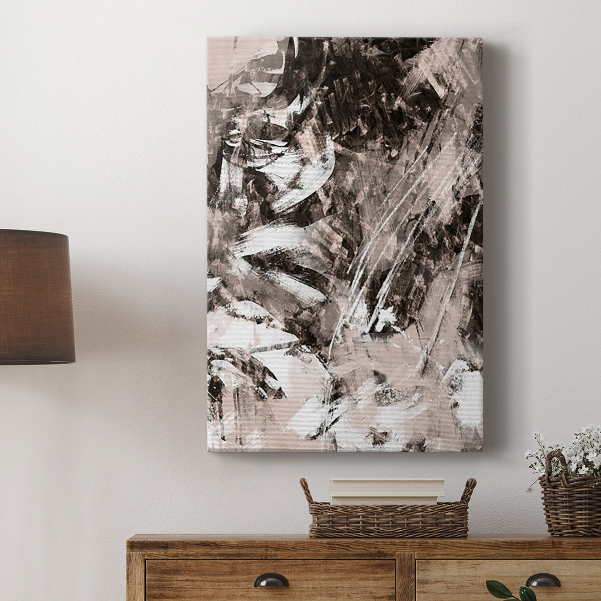 Blush Blackboard II - Canvas Art Print