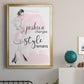 Fashion Changes Style Remains - Modern Framed Canvas Print