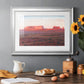 Red Rocks at Dusk I - Modern Framed Art Print