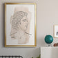 Greek Busts IV - Modern Framed Canvas Print