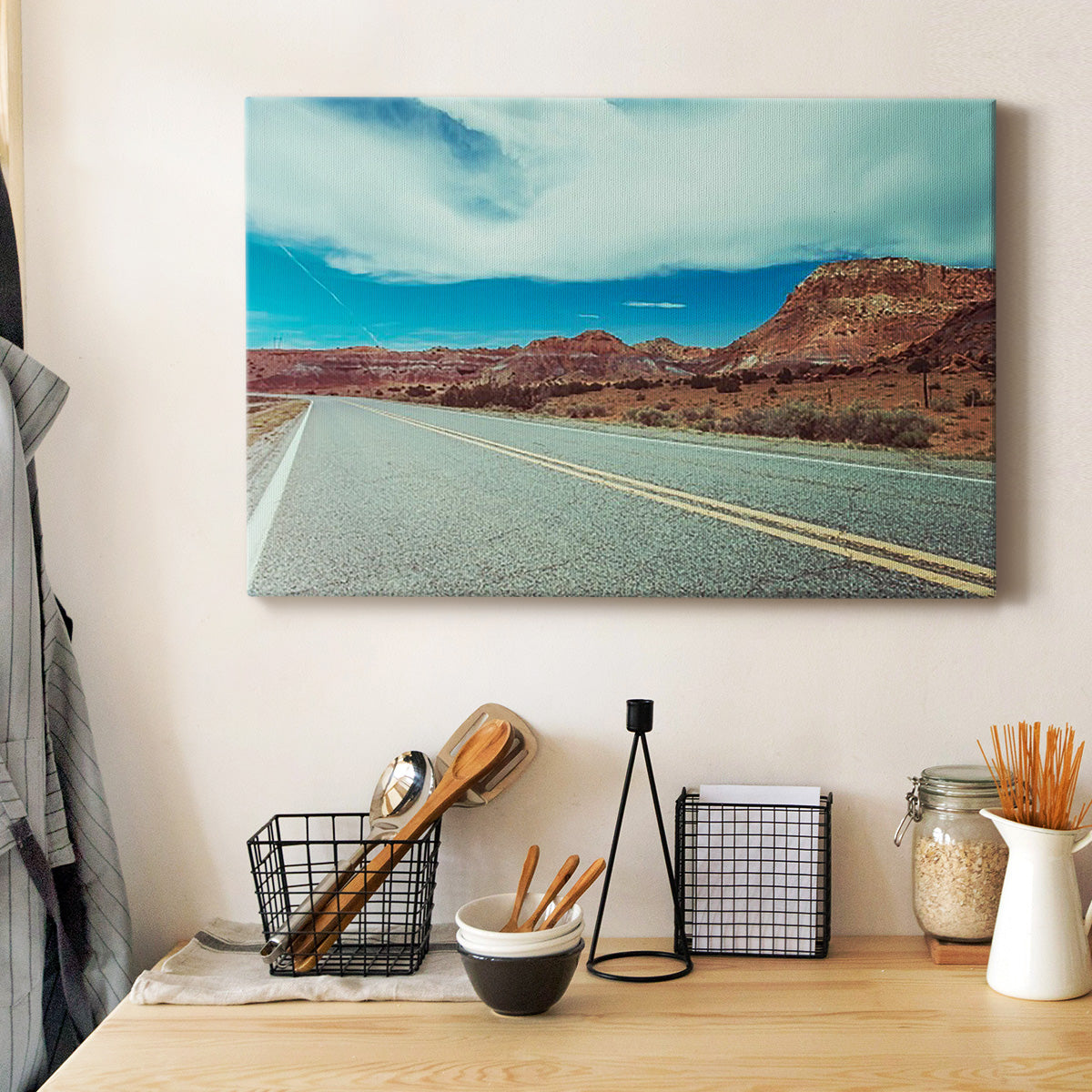 New Mexico Drive I Premium Gallery Wrapped Canvas - Ready to Hang