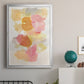 Warm Petals II - Modern Framed Canvas Print