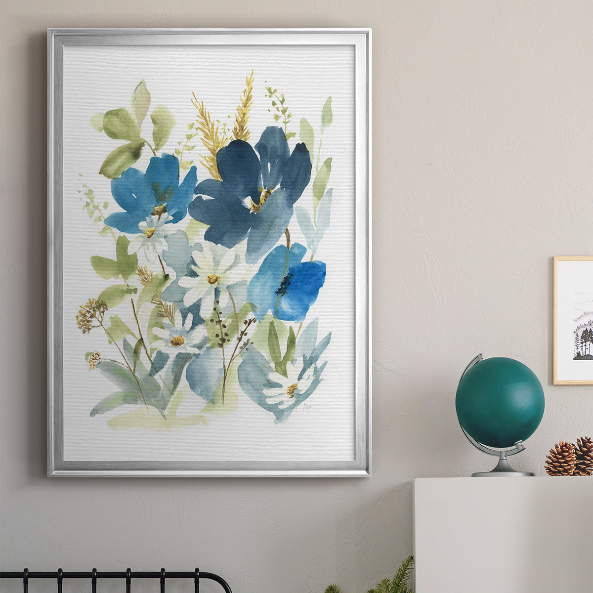 Wild Medley II - Modern Framed Canvas Print