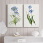 Blue Lively Botanical I Premium Gallery Wrapped Canvas - Ready to Hang - Set of 2 - 8 x 12 Each