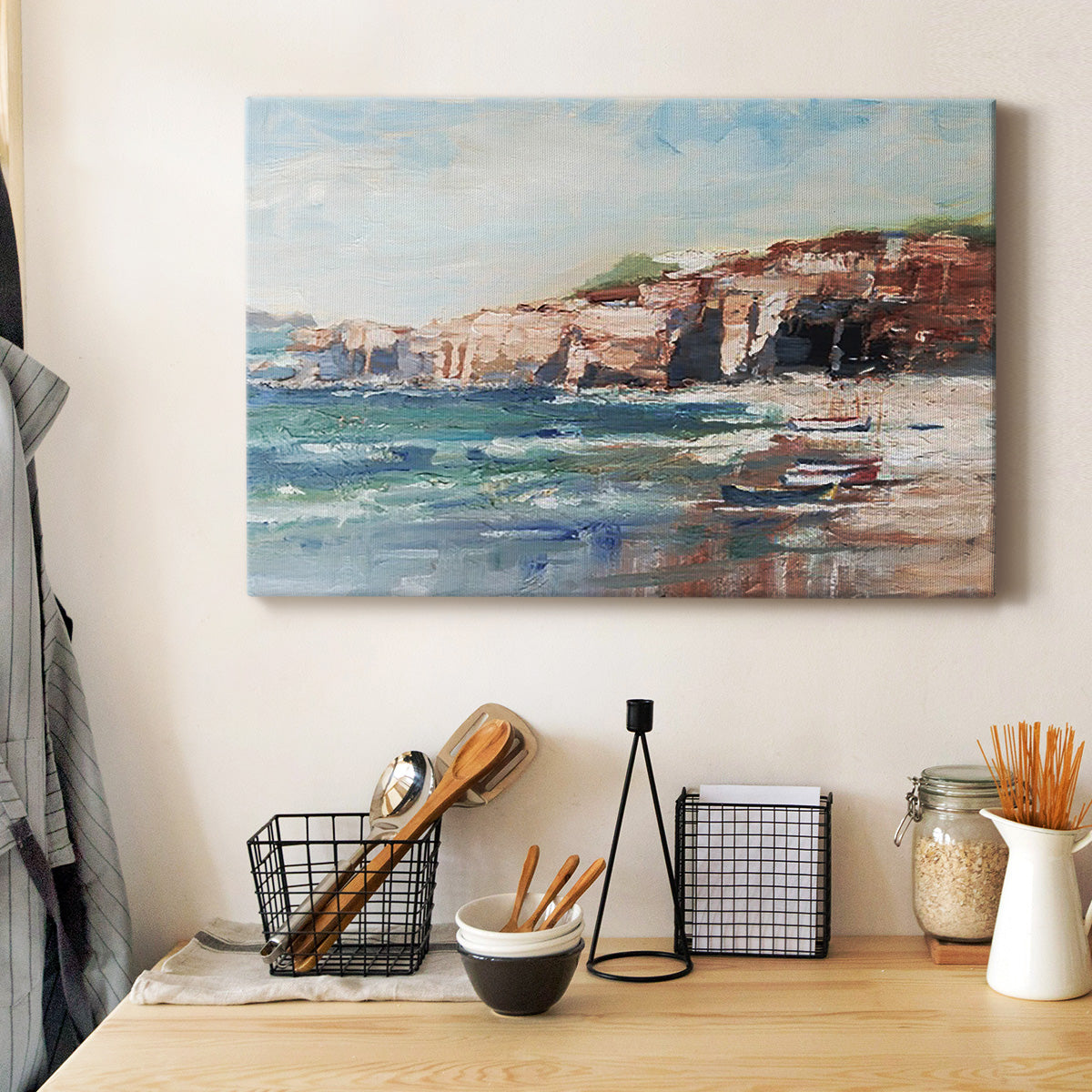 Sea Cliff Study II Premium Gallery Wrapped Canvas - Ready to Hang