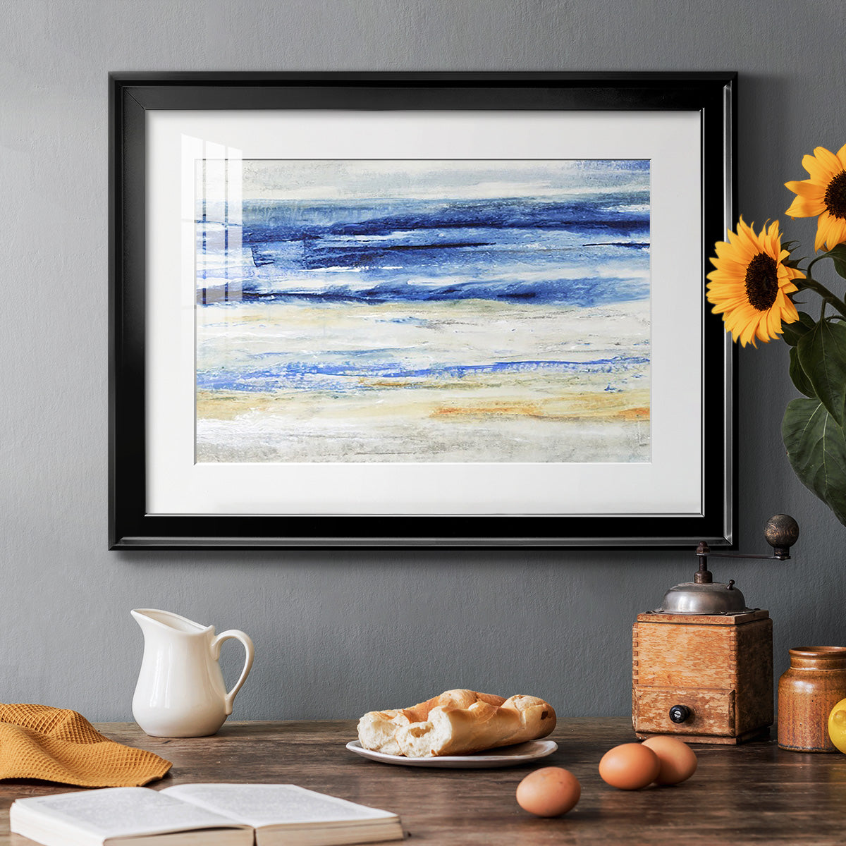 Choppy Seas II - Modern Framed Art Print