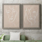 Curly Face I - Premium Framed Canvas 2 Piece Set - Ready to Hang