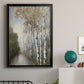 Woodland Walk Neutral - Modern Framed Canvas Print