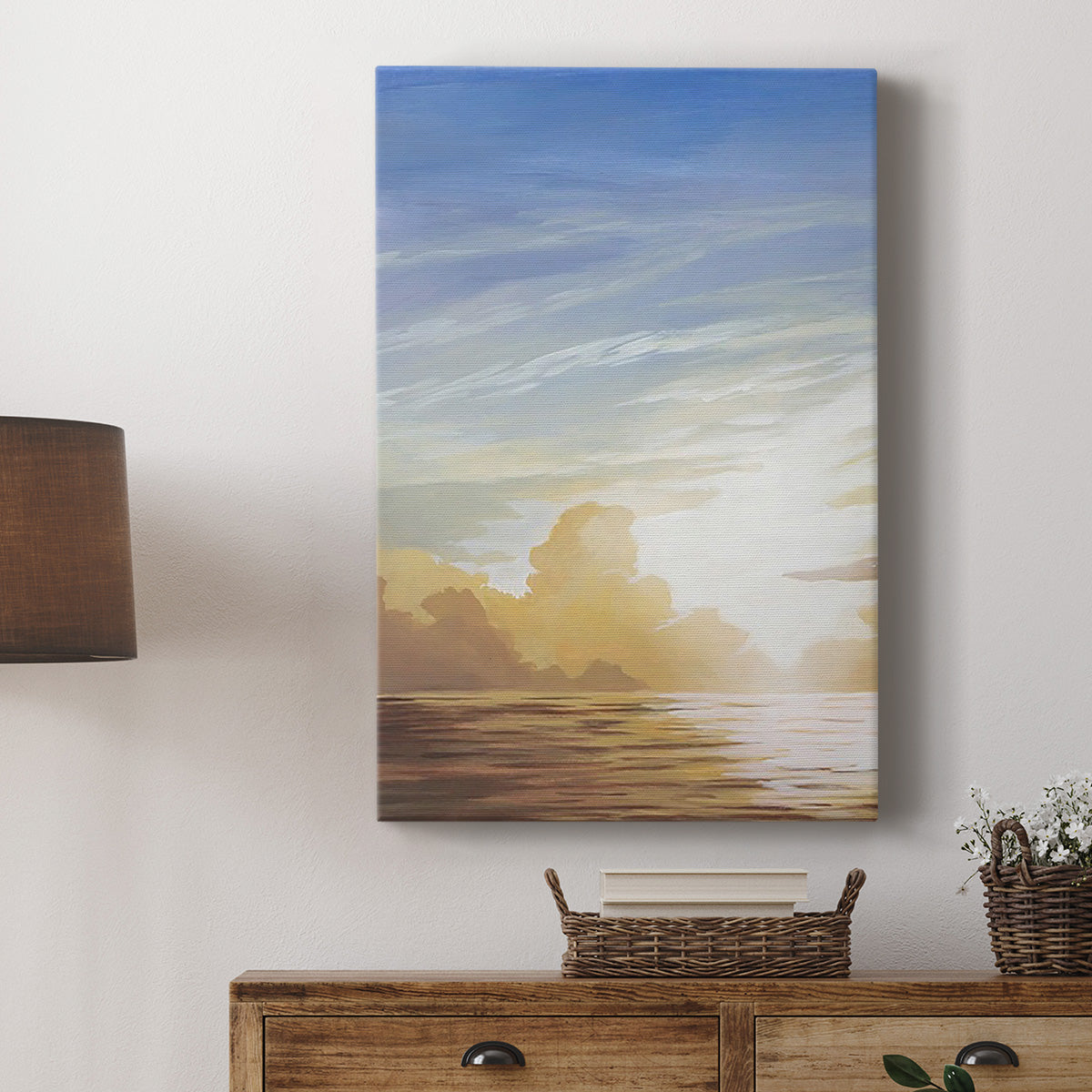 Luminous Waters I Premium Gallery Wrapped Canvas - Ready to Hang