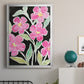 Floral Choir - Modern Framed Canvas Print