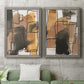 Retro Vibe I - Premium Framed Canvas 2 Piece Set - Ready to Hang