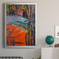 Cadmium Winter Solstice IV - Modern Framed Canvas Print