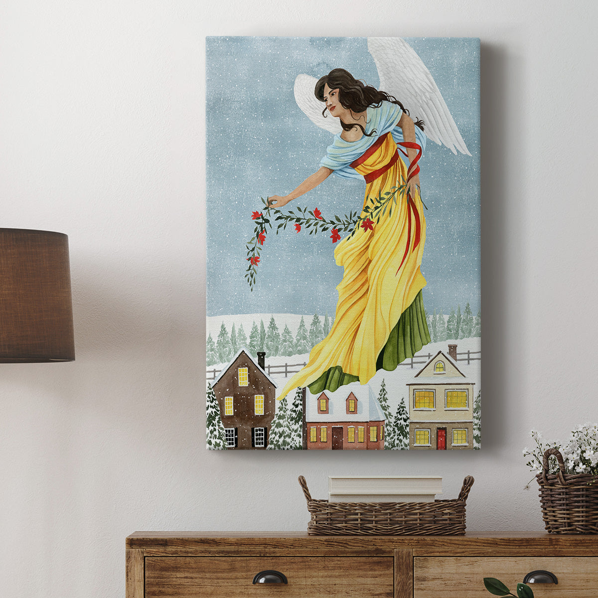 Christmas Angel II Premium Gallery Wrapped Canvas - Ready to Hang