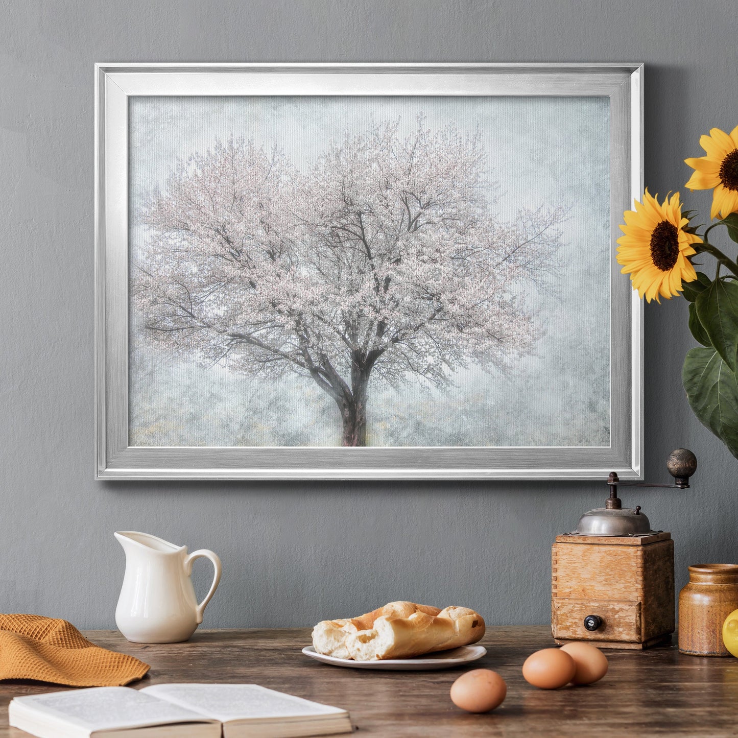 A Feel of Spring II - Modern Framed Canvas Print