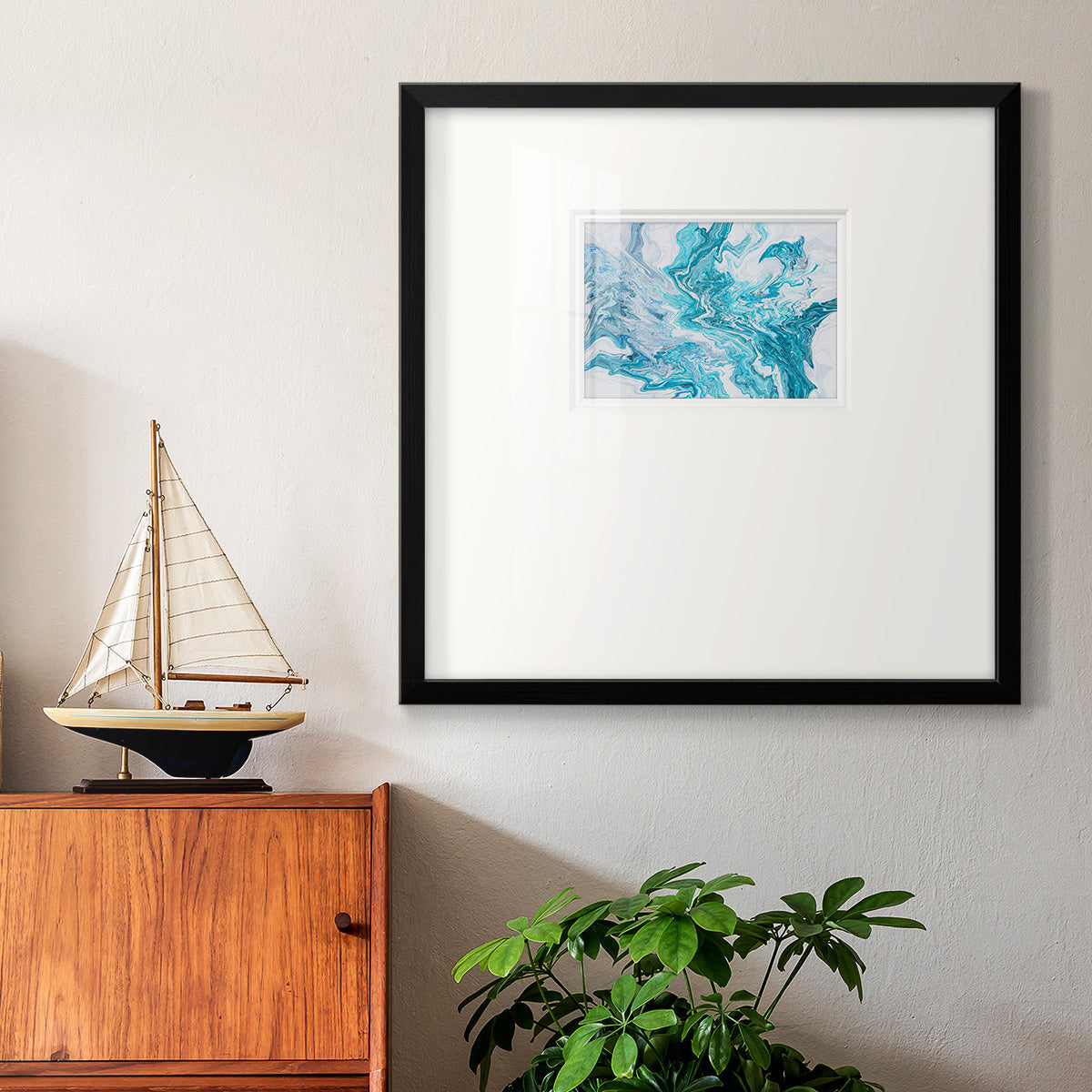 Tide Pool Premium Framed Print Double Matboard