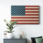 Rustic American Flag - Canvas Art Print