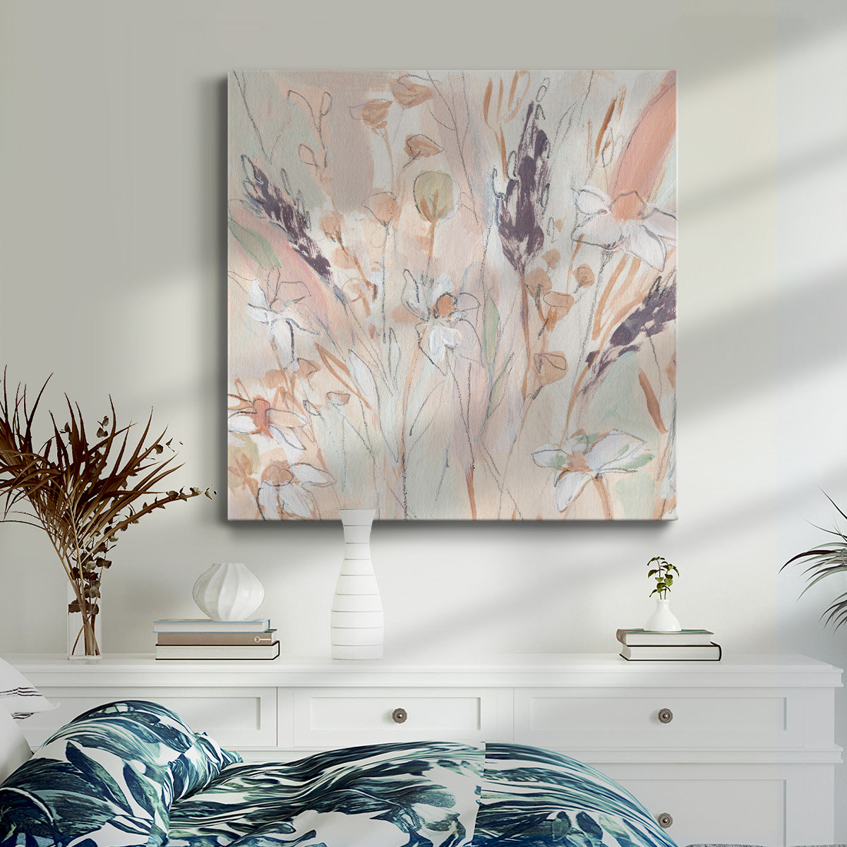 Lavender Flower Field II - Canvas Art Print