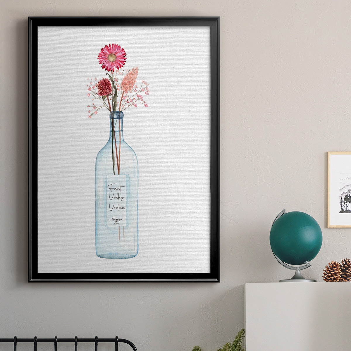 Frost Valley Vodka - Modern Framed Canvas Print