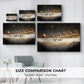 Amber Whisper of Candle - Canvas Art Print