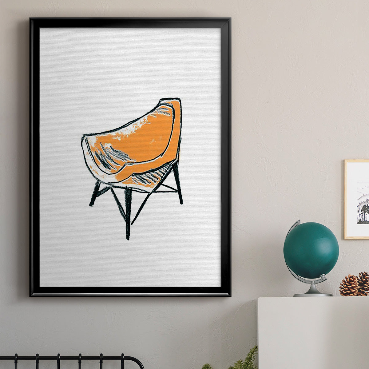 Take a Seat XII - Modern Framed Canvas Print