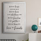 Love and Friends - Modern Framed Canvas Print