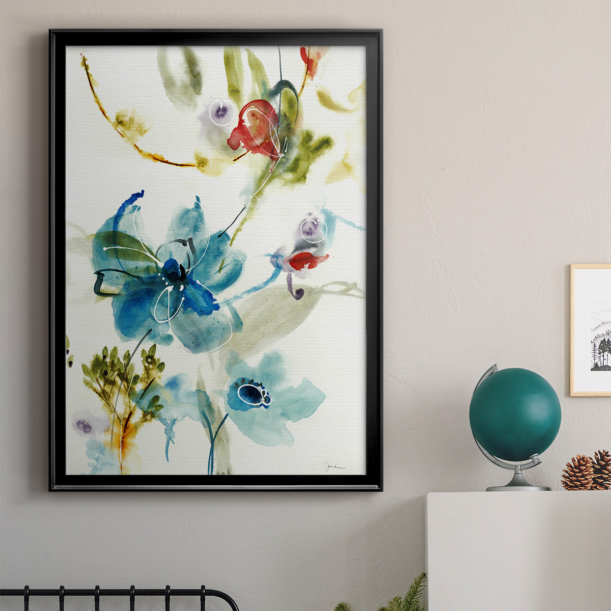 Color Of Summer I - Modern Framed Canvas Print