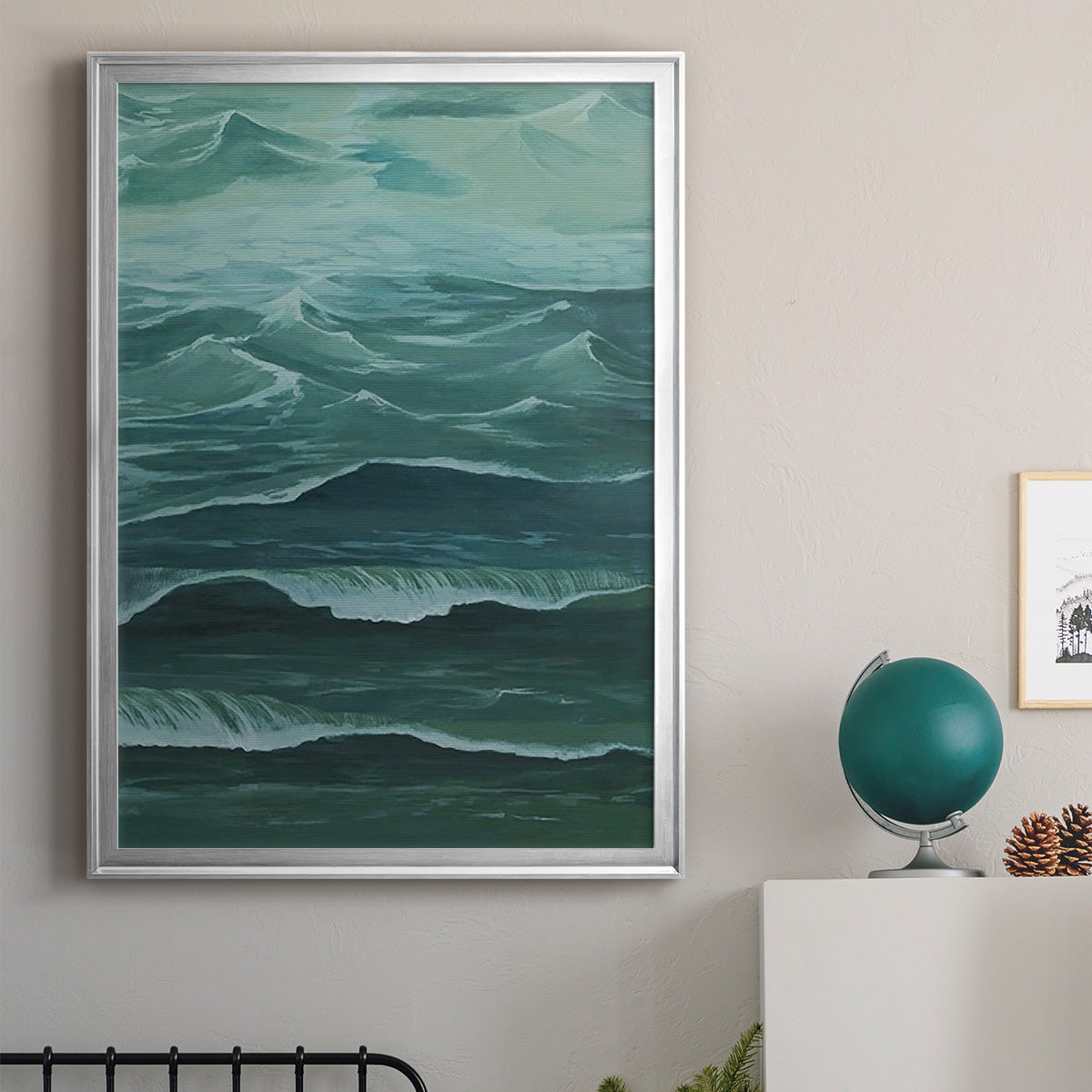 Sandbar Break I - Modern Framed Canvas Print