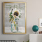 Thankful, Grateful, Blessed - Modern Framed Canvas Print