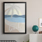 Beach Day - Modern Framed Canvas Print