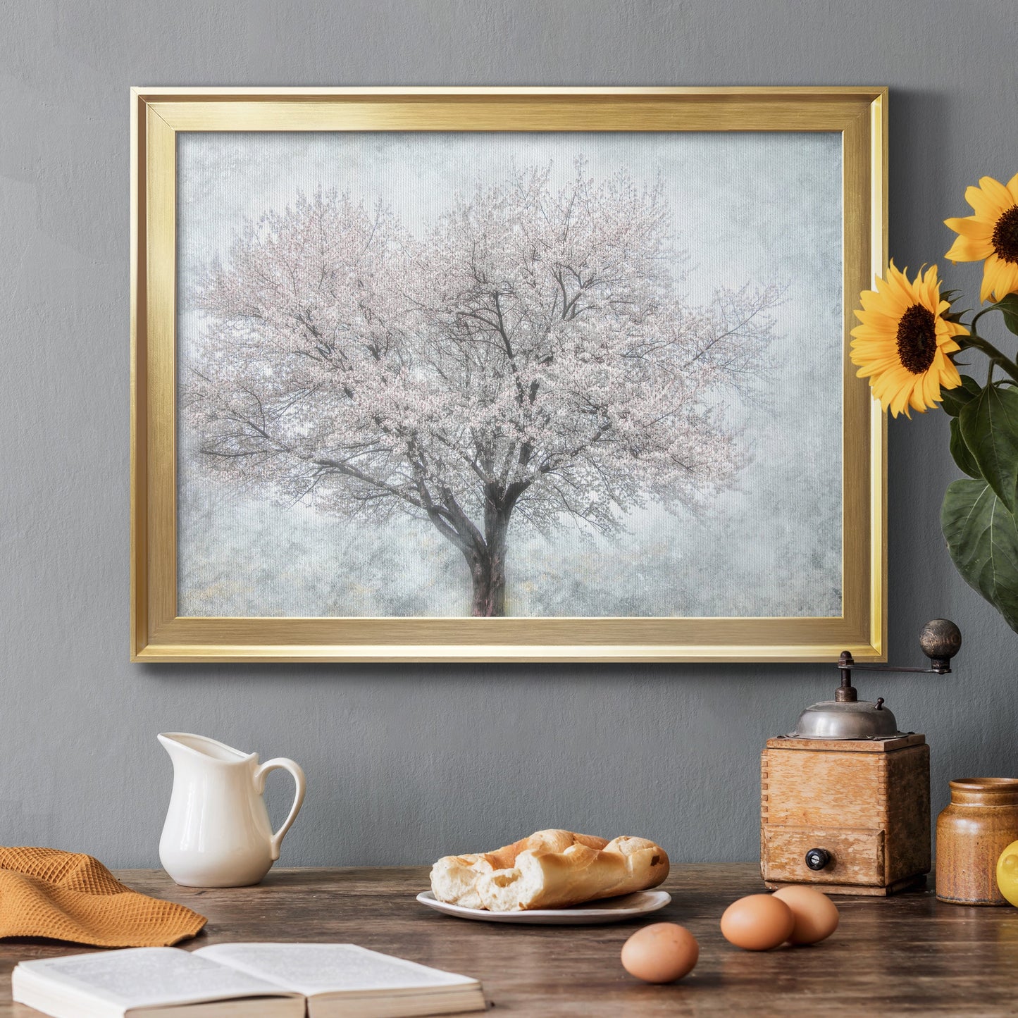 A Feel of Spring II - Modern Framed Canvas Print
