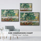 The Garden of Saint-Paul Hospital, 1889 - Floater Framed Canvas Print