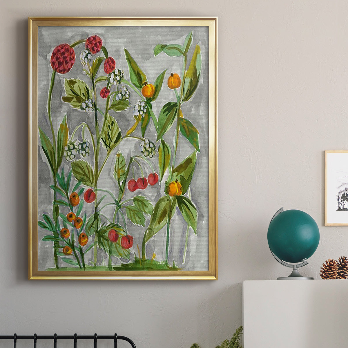 Dear Nature II - Modern Framed Canvas Print