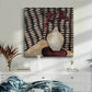 Retro White Vase - Canvas Art Print