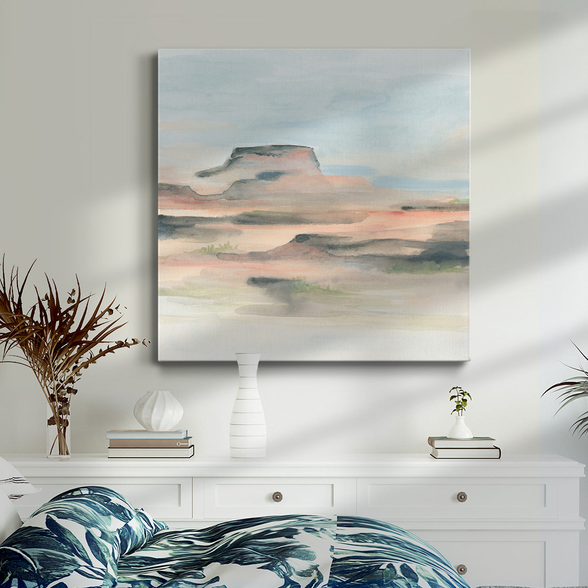 Dusty River Valley II - Canvas Art Print