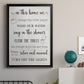 In This Bathroom - Modern Framed Canvas Print