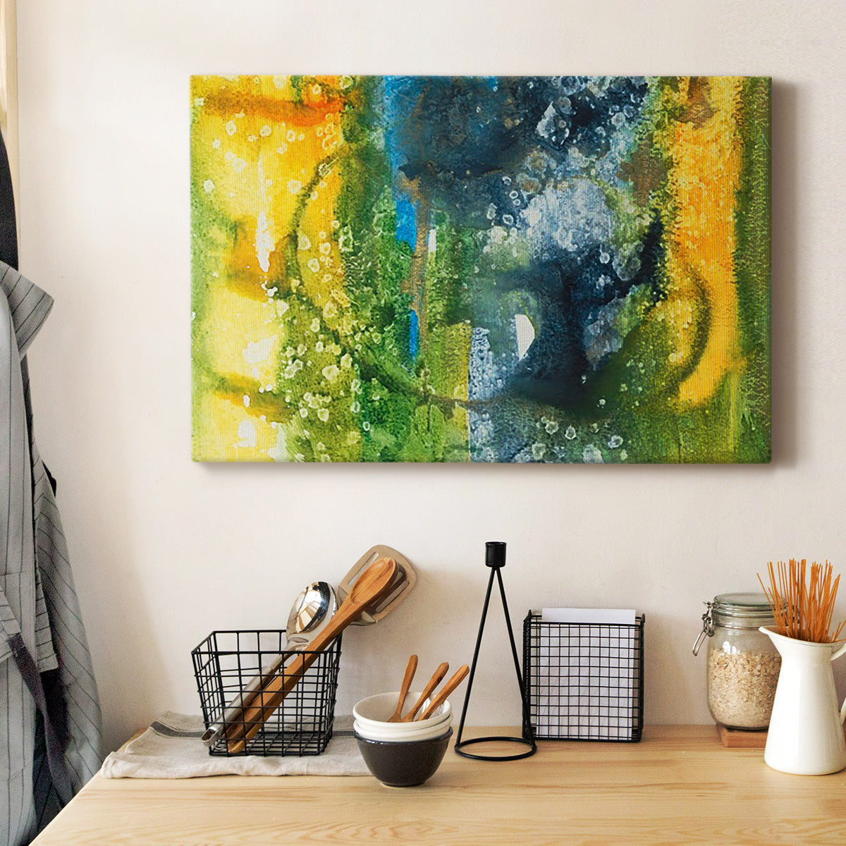 Aquatic Energy III Premium Gallery Wrapped Canvas - Ready to Hang