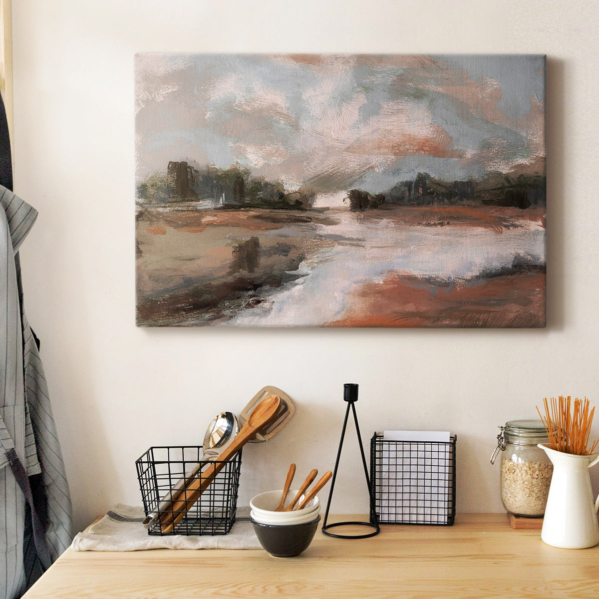 South Pond Premium Gallery Wrapped Canvas - Ready to Hang