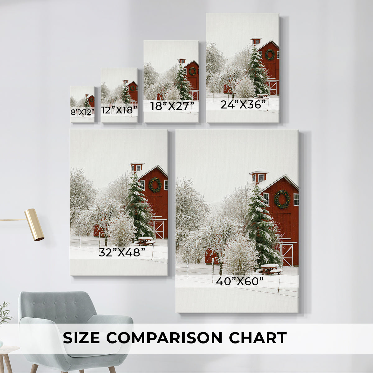 Frostlit Serenade - Canvas Art Print