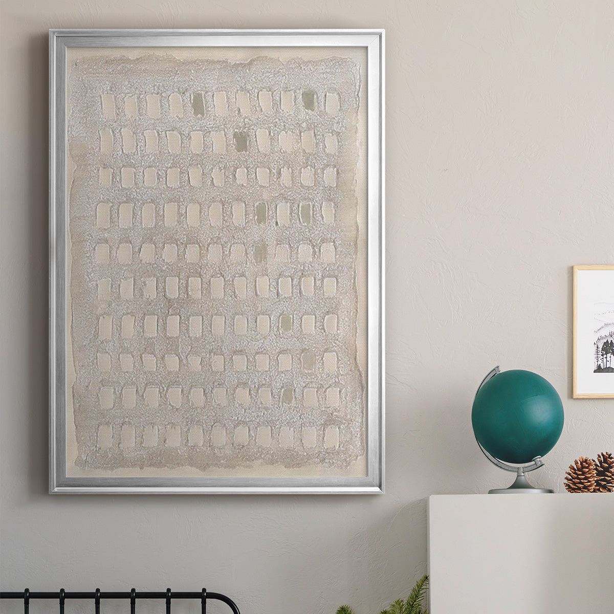 Pearl Punch Card II - Modern Framed Canvas Print