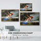 Venus and Adonis, 1632 - Floater Framed Canvas Print
