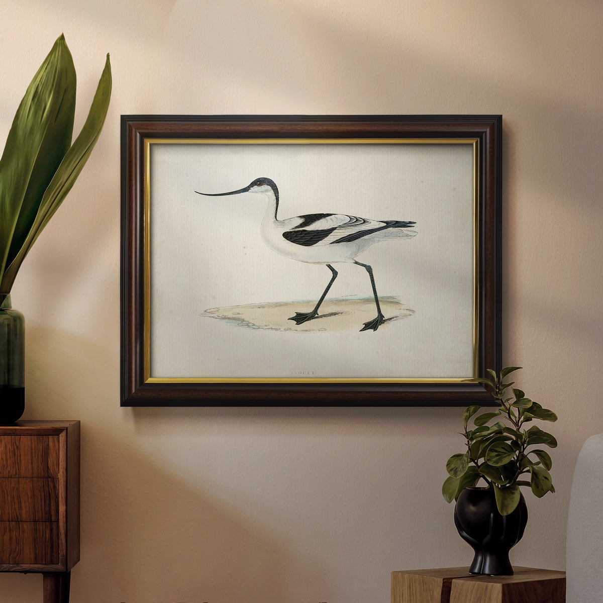 Morris Sandpipers IV Premium Framed Canvas- Ready to Hang