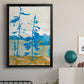 Cerulean Spruce I - Modern Framed Canvas Print