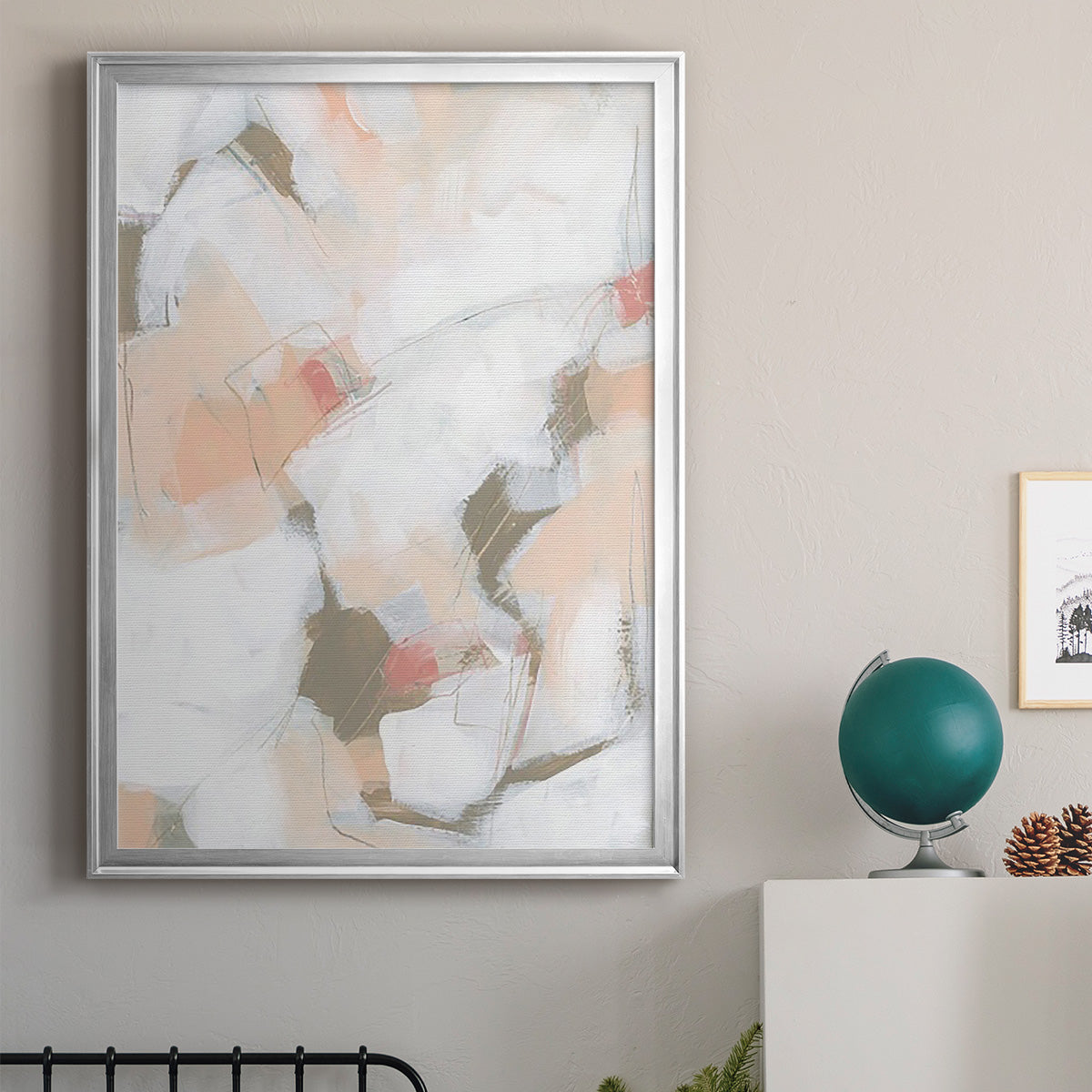 Sand Story II - Modern Framed Canvas Print