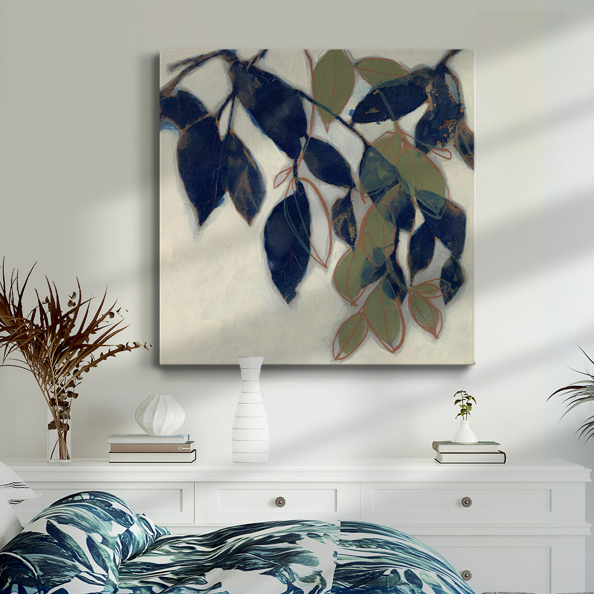 Entwined Leaves II - Canvas Art Print