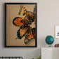 Winged Wreath II - Modern Framed Canvas Print