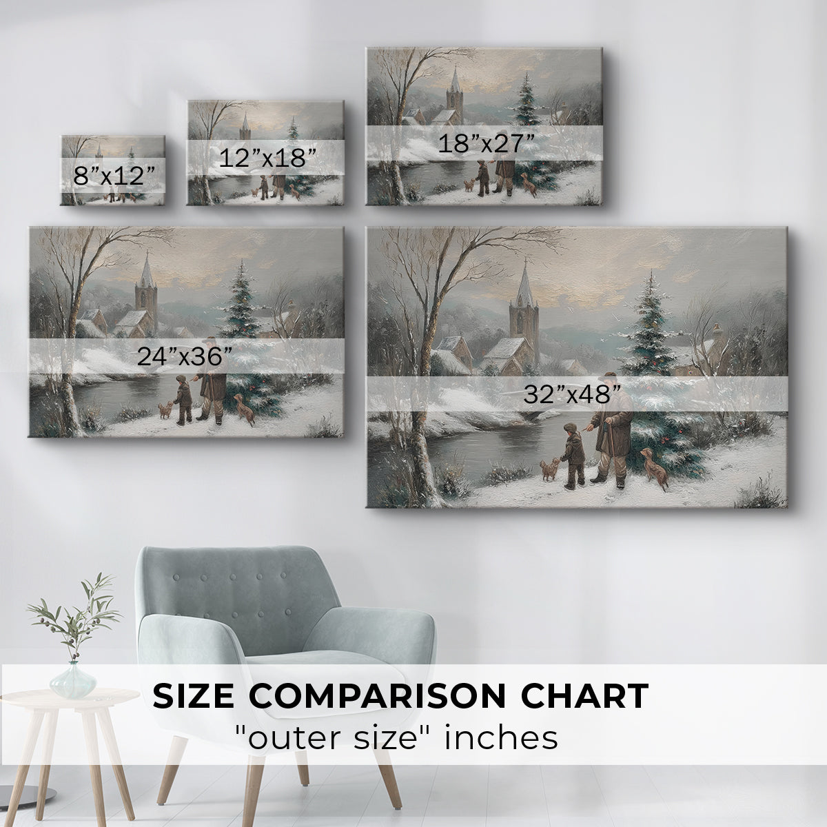 Mistletoe of Quiet Promise - Canvas Art Print