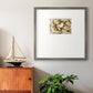 Neutral Wall Flower II - Double Matboard Framed Print