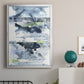 Blue Memories II - Modern Framed Canvas Print