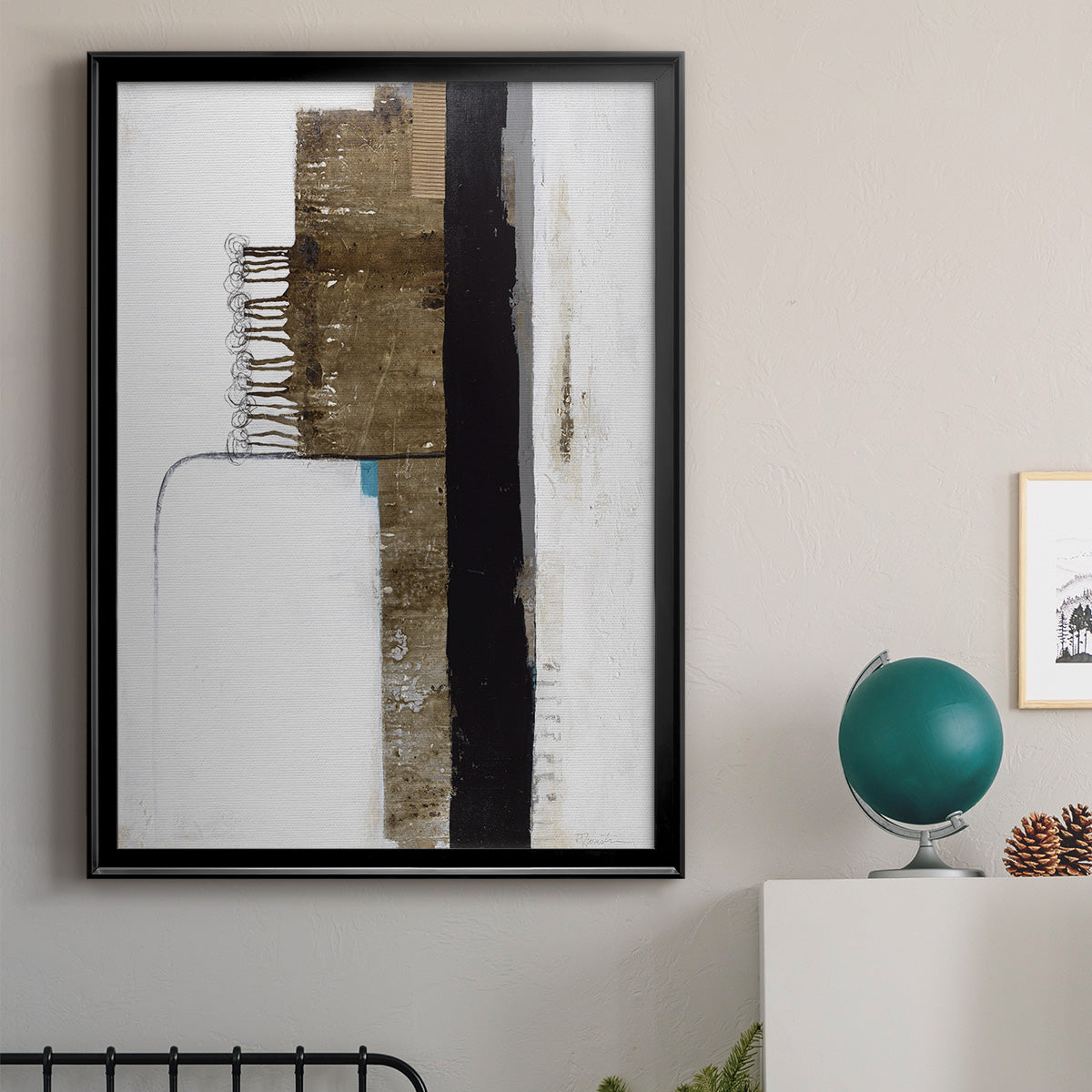 Unexpected Growth - Modern Framed Canvas Print