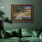 On the Bank of the Seine, Bennecourt - Ornate Framed Canvas Print